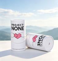 Emballage en tube de papier recyclable pour vêtements jetables, emballage en carton personnalisé avec logo pour t-shirts et chaussettes