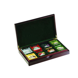 Venta de fábrica negro de <span class=keywords><strong>mdf</strong></span> de madera <span class=keywords><strong>caja</strong></span> de té - Product Image 4