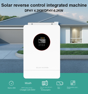 Convertisseur solaire hybride de stockage d'énergie photovoltaïque 6,2 kW 3 kW MPPT Haute fréquence Contrôle inverse intégré Machine 48V Fabriqué - Product Image 4