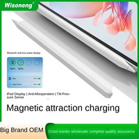 Stylet capacitif à chargement magnétique Wisoneng avec affichage de la batterie en temps réel pour iPad et écran en plastique