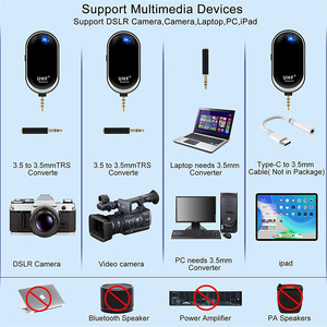 Micro Lavalier Không Dây Cho Loa Máy Tính Điện Thoại Camera Giảng Dạy Và Nói Trước Công Chúng YouTube <span class=keywords><strong>Video</strong></span> Phỏng Vấn Blog - Product Image 4