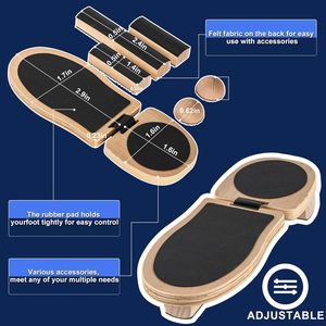 Gỗ mắt cá chân chân strengthener Exerciser bong gân chân duy nhất cân bằng Hội Đồng Quản trị tư thế Corrector cáng plantar Fasciitis cứu trợ - Product Image 2