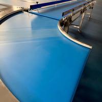 Bande transporteuse en polyuréthane de qualité alimentaire pour la manutention de produits résistants à l'huile dans le traitement laitier : solution haute performance