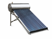 Chauffe-eau solaire intégré pressurisé monté sur le toit, 300L, avec contrôle thermostatique pour système d'eau chaude d'hôtel