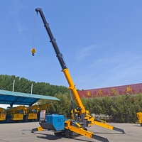 Vente en gros usine Grue araignée télescopique mini Liyuan 3, 5 et 8 tonnes, 15 m