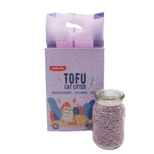 Dropshipping Date Offre Spéciale animal litière pour chat fabricant Fournisseurs d'usine pas cher prix bande Meilleur Agglutination Jetables Dans Les Toilettes tofu chat li - Product Image 3