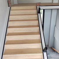 Plancher vinyle de luxe pour escaliers SPC WPC, revêtement de sol vinyle pour escaliers