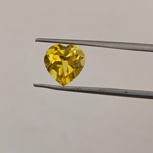 พลอยแซฟไฟร์สีเหลืองที่ปลูกในห้องทดลองที่หรูหราอัญมณีหลวมหินตัดตามสั่งมีความชัดเจนสูงสำหรับทำเครื่องประดับทำด้วยมือ - Product Image 5