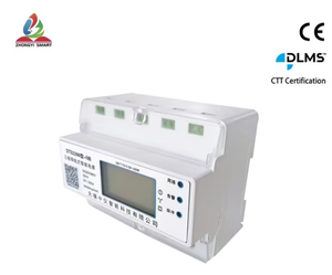 Compteur électrique intelligent monophasé prépayé avec communication sans fil LoRaWAN, compteur d'énergie sur rail DIN, solution de lecture à distance des compteurs - Product Image 1