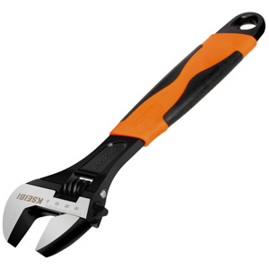 Jeu de clés réglables multifonctions pour la maison, clés de réparation à grand diamètre en acier au carbone, outils de salle de bain à manche court, OEM - Product Image 1