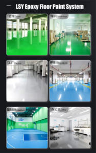 Peinture époxy auto-nivelante LSY pour sols, sans joint, facile à nettoyer, spécialement conçue pour les entrepôts - Product Image 6