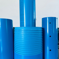 Pipa Air Casing PVC Tekanan Tinggi 140mm Fleksibel Anti-Korosi Berlubang Berulir Deep Schedule 80
