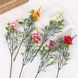 Ramo de flores silvestres artificiales Multicolor para Primavera Verano pequeño a granel para jarrón jardín hogar ventana porche fiesta jarrón Decoración - Product Image 1