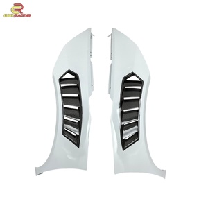 เส้นใยคาร์บอนแห้งบางส่วนสไตล์วอร์สไตน์ทอแบบมันวาวแผ่นเสริมด้านหน้าสำหรับ LP580 lambo Huracan/LP610 EVO perforante - Product Image 1