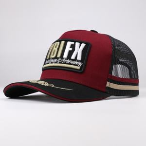 Casquette de camionneur en mousse brodée 5 panneaux OEM ODM de haute qualité - Product Image 4