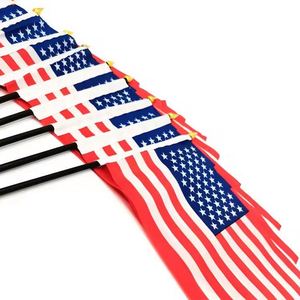 ธงชาติอเมริกาขนาดเล็กแบบมือถือ โพลีเอสเตอร์ ราคาส่ง ถูก - Product Image 2