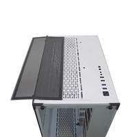 DIY White Aluminum Alloy Gaming EATX ATX MATX Tempered Glass Side Panel Cooling Design Full Tower Pc Case Computer Gaming