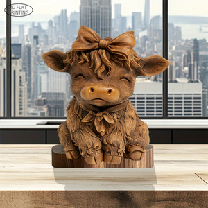 Letrero <span class=keywords><strong>de</strong></span> Madera con Diseño <span class=keywords><strong>de</strong></span> Gato 2D, Adorno <span class=keywords><strong>de</strong></span> Escritorio, Placa Decorativa para Mesa, para Hogar u Oficina, Envío Directo JIT - Product Image 5