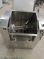 Pétrin silencieux robuste 15-75 kg 1500W-4500W en acier inoxydable, équipement commercial pour la fabrication du pain