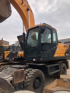 Excavadora de Ruedas Hyundai R210WVS China Original de Buen Rendimiento, Equipo de Construcción Usado de Segunda Mano Coreano - Product Image 2