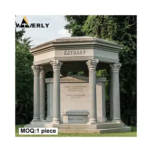 Waverly Design personalizzato fatto a mano grande a buon mercato mausoleo prezzi colonne di pietra mausolei in granito disegni