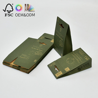 Papier kraft imprimé recyclable FSC personnalisé Bande déchirable avec crochet pour pignon Fermeture à glissière Boîte d'emballage pour chargeur mobile électronique