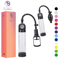 Bomba de Vacío Manual para Pene, Mejora la Erección, Juguete Sexual, Trata la Impotencia, Sin Lubricante, Impermeable, Estimula el Crecimiento
