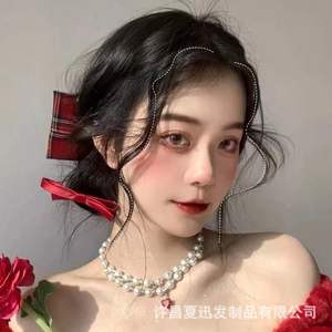 Extensions de cheveux synthétiques LXLHB LXLHA LH55, fibres Kanekalon lisses, teintes pour toutes les formes de visage, mèches réalistes invisibles - Product Image 4