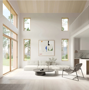 Casa Prefabricada <span class=keywords><strong>de</strong></span> Lujo Escandinava con Doble Módulo <span class=keywords><strong>de</strong></span> Acero Ligero y Revestimiento <span class=keywords><strong>de</strong></span> Madera Negra - Product Image 4