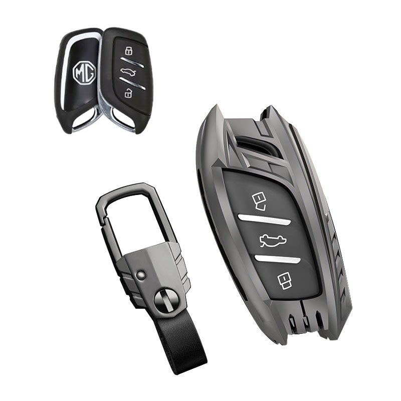 เคส + พวงกุญแจ Gunmetal สีด้าน