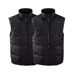 Neues Design Benutzer definierte Arbeits kleidung Black Body Warmer Jacke Herren Winter Daunen weste