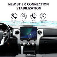 Écran radio MOOKAKA 11,5 pouces pour Toyota Tundra/Sequoia 2014-2018, navigation GPS Android, écran stéréo, CarPlay, Android Auto