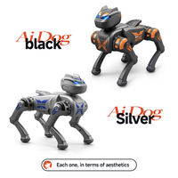 Perro Robot Inteligente HTL AI 2.4G RC, Cachorro Robótico Programable con Control por Gestos y Voz, Sígueme para Niños