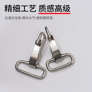 Pinrui <b>Snap</b> <b>Hook</b> Stainless Steel D Ring Buckle For Bags Clothing Pet Supplies Hardware Accessories - Product Image 4