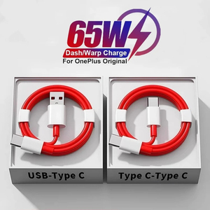 สายชาร์จเร็ว 2026 Pd 65w Supervooc สำหรับ <span class=keywords><strong>Oneplus</strong></span> 12 11 10t 9 8t 7t <span class=keywords><strong>Pro</strong></span> สาย USB C to Type C รองรับ Warp Dash Charge 6t 5t สำหรับถ่ายโอนข้อมูล - Product Image 2