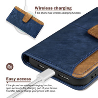 Étui de téléphone en cuir imperméable pour Oppo Reno15 Reno 14 13 12 Pro 11 10 ultra Find X8 X7 X5 4g 5g Max, blocage magnétique