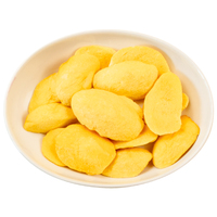 Mangues lyophilisées de qualité supérieure, coupées en demi-rondelles, taille uniforme, douceur naturelle, vente en gros directe d'usine