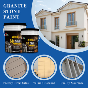Pittura Effetto Granito Multicolore Rivestimento in Pietra Variegata per Decorazione di Ville e Giardini - Product Image 2