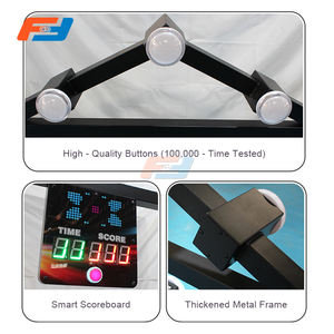 Batak Strike a Light, jeu de réaction mural interactif commercial, machine d'entraînement de réflexes, défi de vitesse, mur lumineux pour arcade - Product Image 5