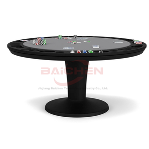 <span class=keywords><strong>Table</strong></span> de <span class=keywords><strong>poker</strong></span> longue en bois massif BCP-02 à 8 joueurs avec <span class=keywords><strong>table</strong></span> de <span class=keywords><strong>poker</strong></span> LED <span class=keywords><strong>Table</strong></span> de <span class=keywords><strong>poker</strong></span> classique personnalisée de luxe - Product Image 3