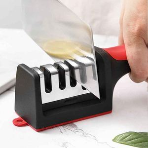 Produit phare : Affûteur de couteaux de cuisine multifonctionnel à trois étapes en acier inoxydable pour usage domestique - Product Image 1
