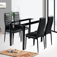 Ensemble de tables à manger de style nordique de haute qualité, design de meubles de chambre, 4 à 6 chaises
