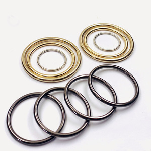 Boucles métalliques pour maillots de bain, anneaux en alliage de zinc argenté pour bretelles de soutien-gorge, connecteurs pour bikini, accessoires de lingerie - Product Image 3