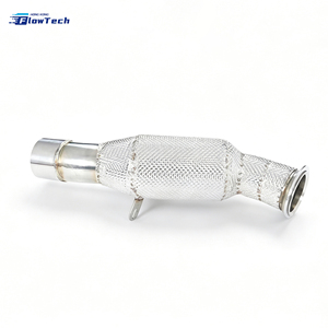 Tubo de escape de alto flujo y rendimiento para BMW 535i F10 X5 F15 X6 F16 N55 3.0T, de acero inoxidable 304, con filtro de 200 celdas, compatible con Euro 5. - Product Image 2