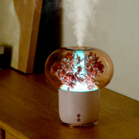 Pengharum Udara Ultrasonik Anti-kering 200ML Baru, Diffuser Aromaterapi Semprot Senyap untuk Rumah dan Kantor