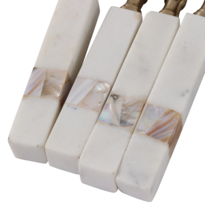 Juego de herramientas de bar para cócteles con mangos de mármol, kit de barman para el hogar, accesorios modernos para entretenimiento. - Product Image 6