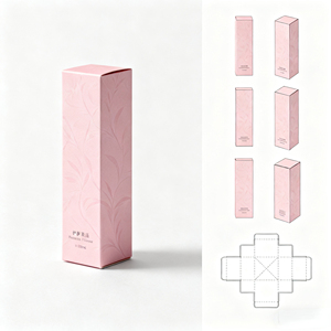 Miễn Phí Mẫu Tùy Chỉnh Sang Trọng Gấp Các Tông Màu Trắng Hộp Giấy Cho Chăm Sóc Da Trang Điểm Mỹ Phẩm Đóng Gói Miếng Bọt Biển Matt Cán - Product Image 5