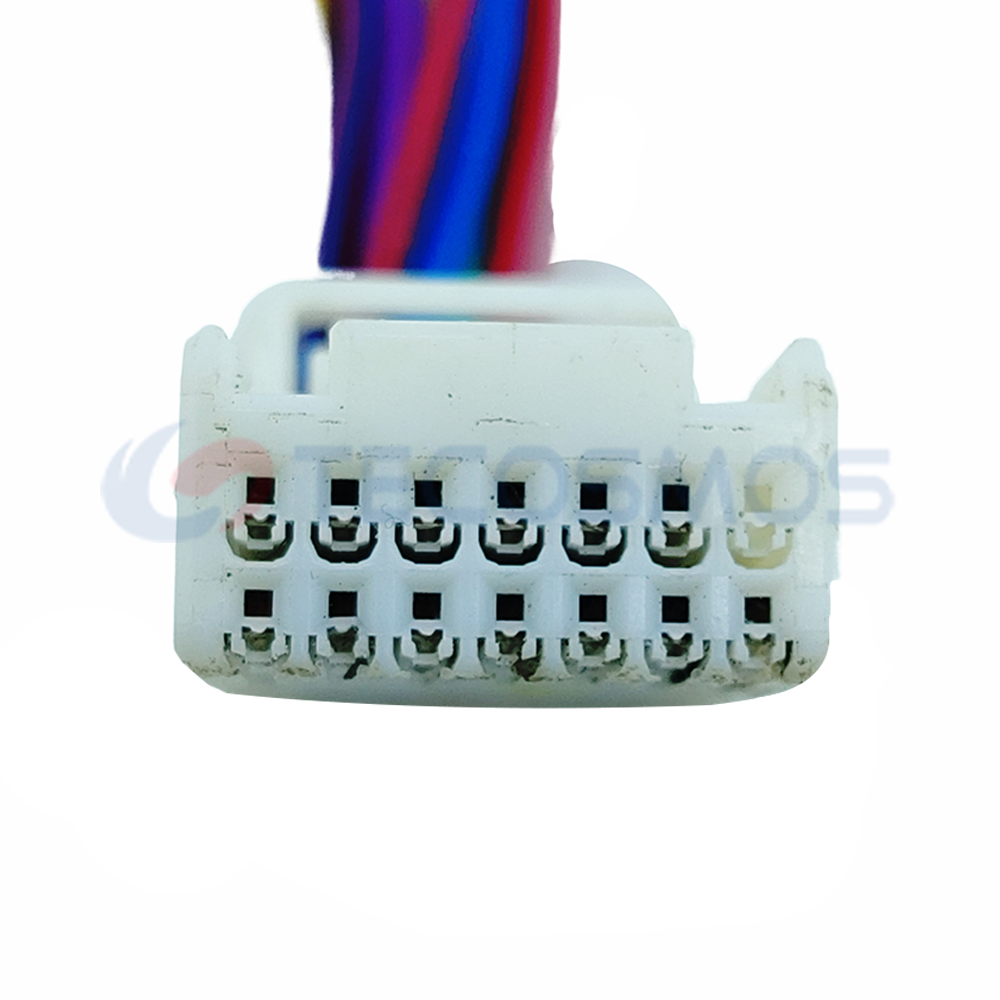 Automotive Fuse Box Plug, Wiring Harness Connector Plug, Waterproof Shell Suitable for Toyota 14 Pin Female 6098-3917