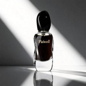 Flacon <span class=keywords><strong>de</strong></span> <span class=keywords><strong>parfum</strong></span> vide personnalisé en verre, design unique, motif vague d'<span class=keywords><strong>eau</strong></span> irrégulière, 30 ml, avec vaporisateur - Product Image 4
