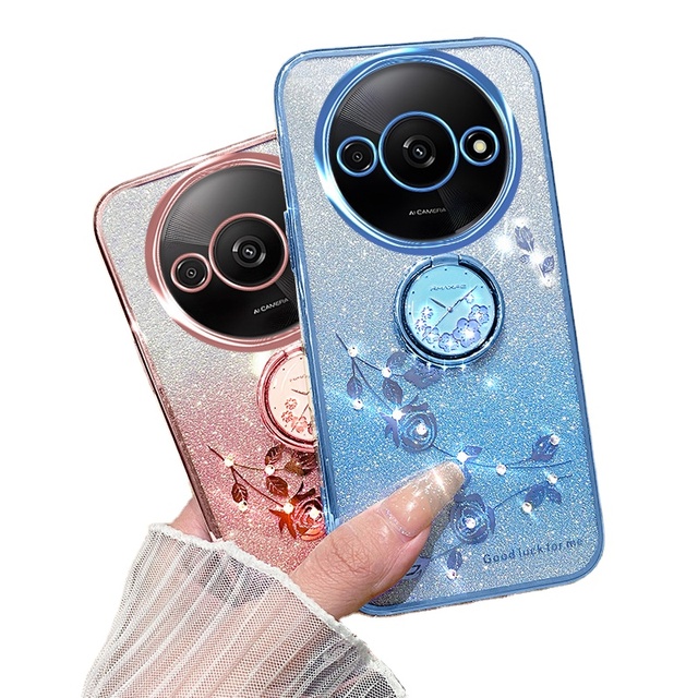 Redmi A3 Mobile Phone Cases Magnetic Ring Bracket Phone Case for Xiaomi Redmi A3